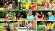 Montage of Modern Lifestyle Leisure & Recreation Montage of Modern Lifestyle Leisure & Recreation