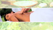 Montage of Asian Female Enjoying a Spa Lifestyle