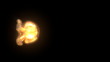 Nuclear explosion with alpha channel