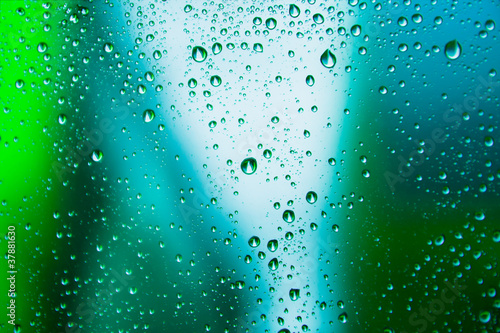 Photo: rain drop on abstract background rain drop on abstract background