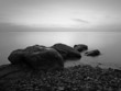 beach in the evening