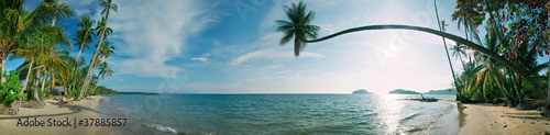Photo: Tropical beach panorama Tropical beach panorama