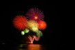 Colorful Fireworks in Pattaya