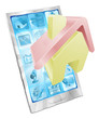Vektor: Home icon phone app concept Home icon phone app concept