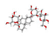 Molecular structure of stevioside