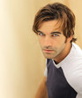 Male model face