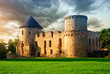 Old castle in Cesis, Latvia