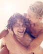canvas print picture - lovely couple