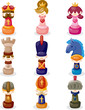cartoon chess isolated