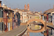 View of Comacchio, Ferrara, Emilia Romagna, Italy View of Comacchio, Ferrara, Emilia Romagna, Italy