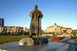 Statue of Qol Gali in Millennium park, Kazan, Tatarstan, Russia Statue of Qol Gali in Millennium park, Kazan, Tatarstan, Russia