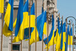 Ukrainian flags