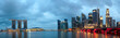 Singapore Skyline at Night
