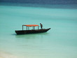 Man in a boat in Mozambique