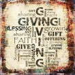 Giving Offering Sharing and Blessing Background