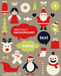 Vector illustration - set of Christmas icons