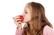 Girl eating apple Girl eating apple