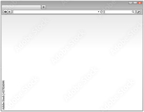Vector: Web browser window Web browser window