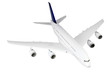 Modern airplane  on white.