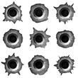 Bullet holes