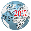 Vektor: weltkugel-2012 weltkugel-2012