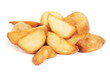 Fried potato wedges
