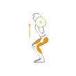 Vektor: Fitness: Beine Fitness: Beine