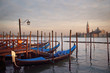 Gondolas in Venice