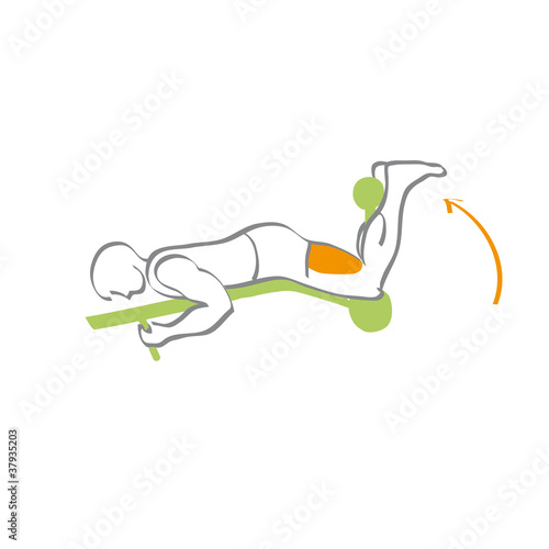 Vektor: Fitness: Beine Fitness: Beine