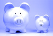 Photo: Two Piggy Banks Two Piggy Banks