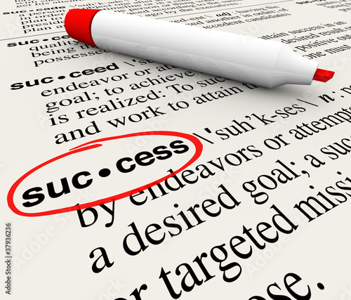 Illustration: Success Word Definition Meaning Circled in Dictionary Success Word Definition Meaning Circled in Dictionary