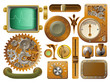 Victorian Steampunk design elements