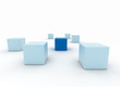 Standing out business concept