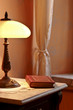 Old book and a lamp Old book and a lamp