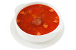 soup with meat and sausages