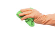 Photo: Cleaning with a cloth Cleaning with a cloth