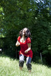 Photo: ecstatic young woman outdoors ecstatic young woman outdoors