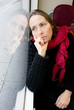 femme dans le tram