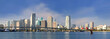 Miami Florida panorama of downtown buildings