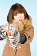 Beautiful winter woman Beautiful winter woman