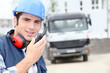 portrait of a construction worker