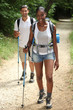 Couple hiking