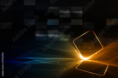 Illustration: Abstract mobile device Abstract mobile device