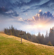 Photo: Catholic cross on a mountaintop Catholic cross on a mountaintop