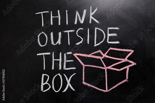 Photo: Think outside the box Think outside the box