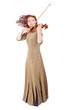 young woman plays the viola young woman plays the viola
