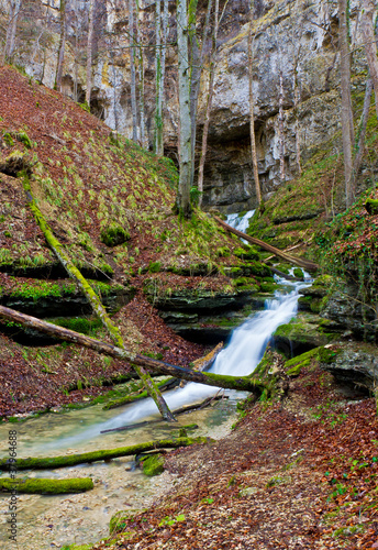 Foto: Wasserlauf an der Falkensteiner Höhle Wasserlauf an der Falkensteiner Höhle