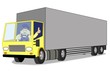 Illustration: LKW - Fahrer LKW - Fahrer