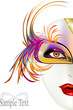 Maschera Carnevale - donna