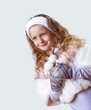 Cuty little girl in winter wear